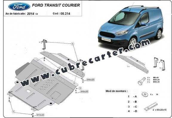 Cubre carter metalico Ford Transit Courier