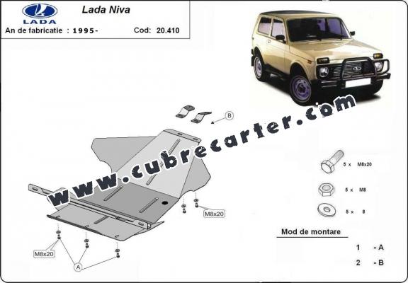 Cubre carter metalico Lada Niva