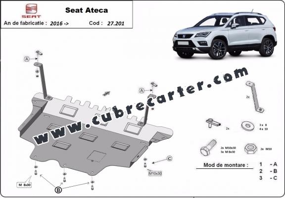 Cubre carter metalico Seat Ateca