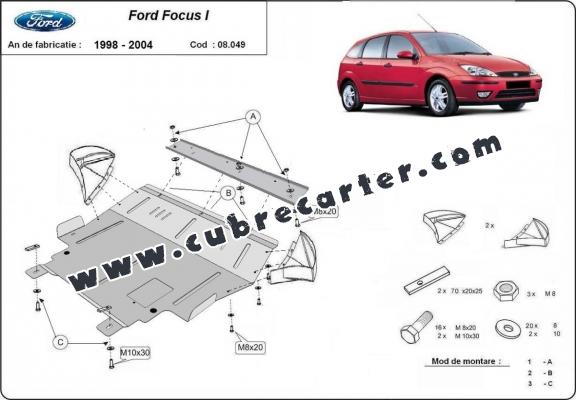 Cubre carter metalico Ford Focus 1