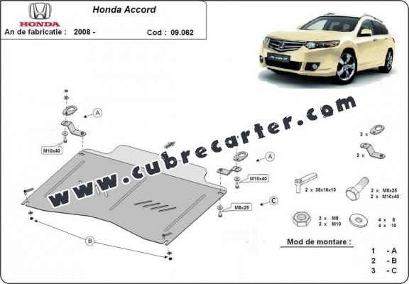 Cubre carter metalico Honda Accord