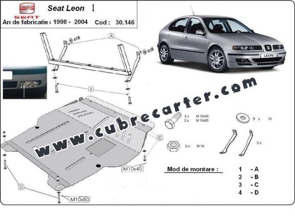 Cubre carter metalico Seat Leon