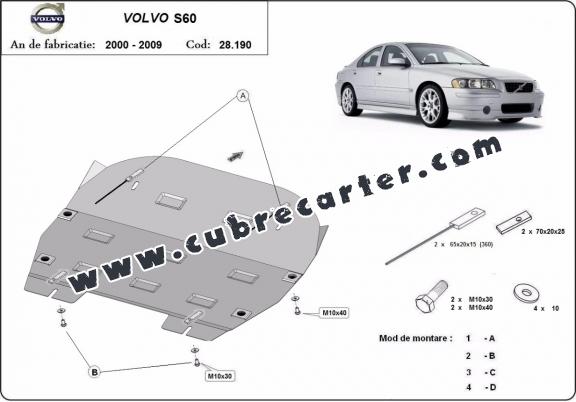 Cubre carter metalico Volvo S60