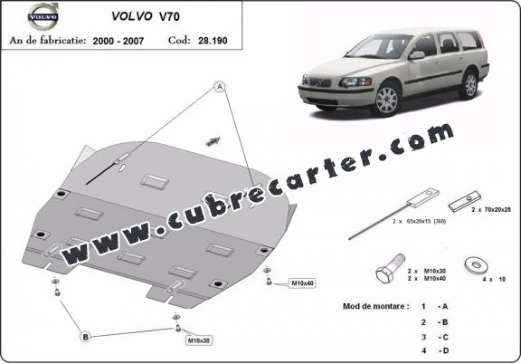 Cubre carter metalico Volvo V70