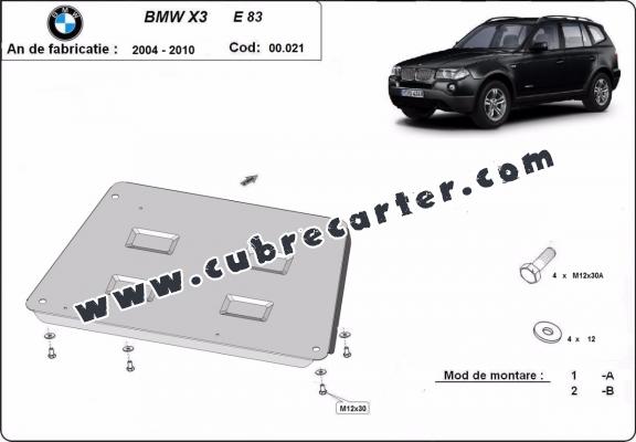 Cubre carter metalico BMW X3