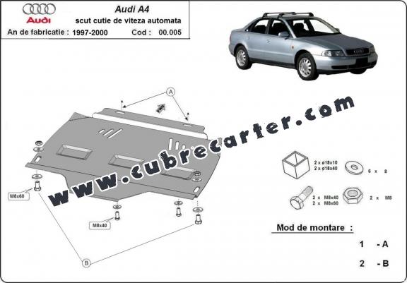 Protección del caja de cambios Audi A4  B5- automat