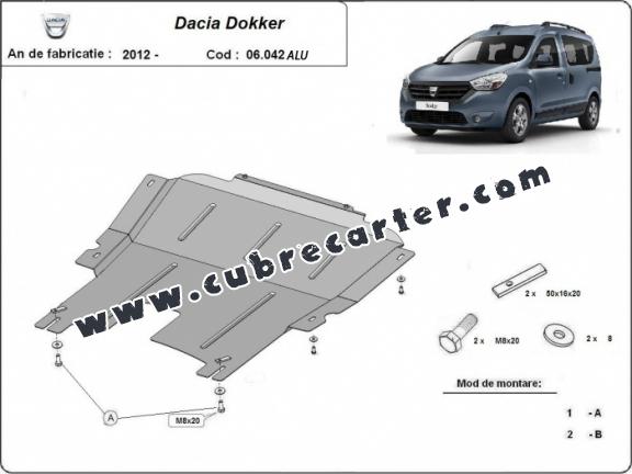 Cubre carter aluminio DACIA DOKKER