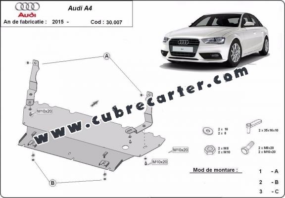 Cubre carter metalico Audi A4  B9 All Road