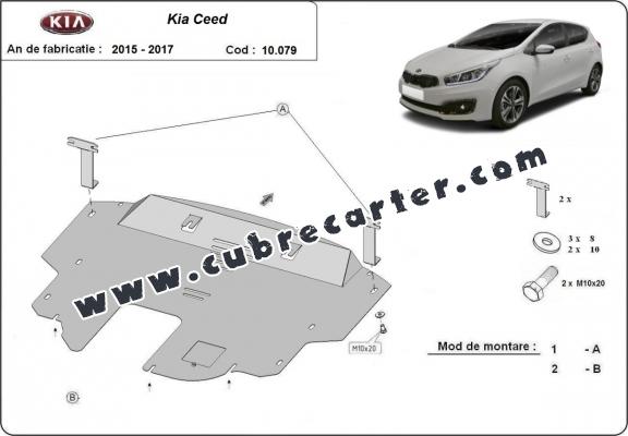 Cubre carter metalico Kia Ceed 