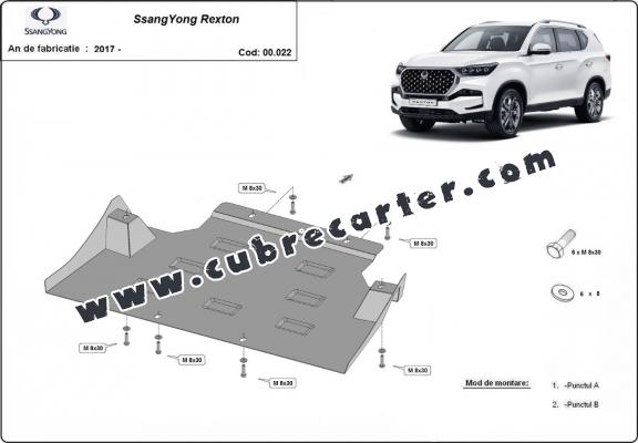 Protección del caja de cambios SsangYong Rexton