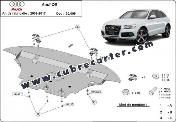 Cubre carter metalico Audi Q5