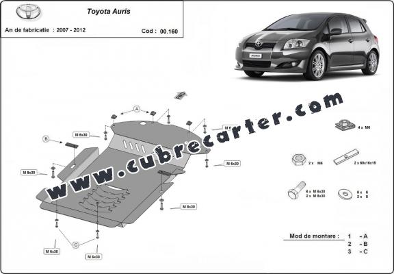 Protector de catalizador/cat lock metalico Toyota Auris