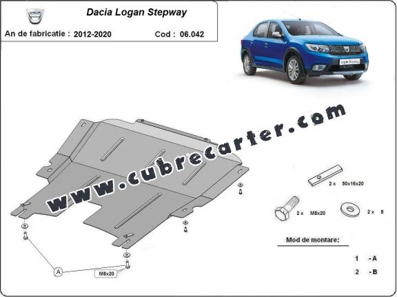 Cubre carter metalico Dacia Logan 2 Stepway