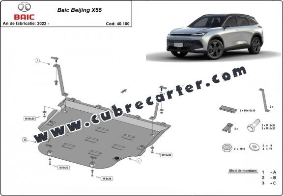 Cubre carter metalico Baic Beijing X55