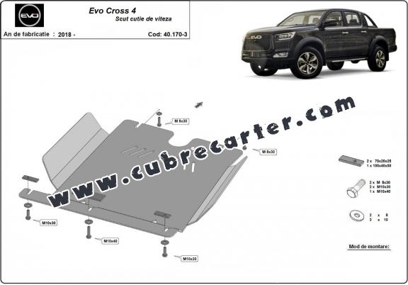 Protección del caja de cambios Evo Cross 4