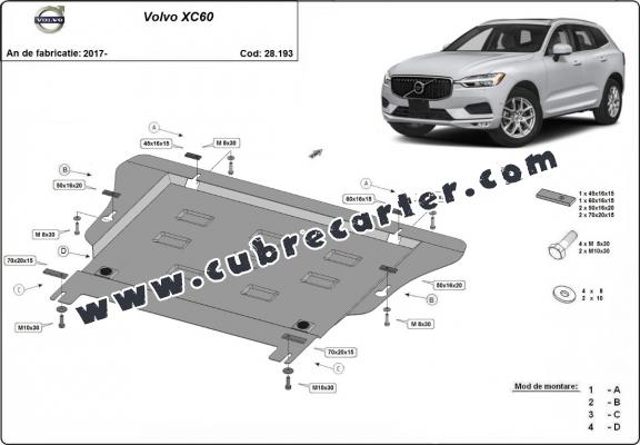 Cubre carter metalico Volvo XC60