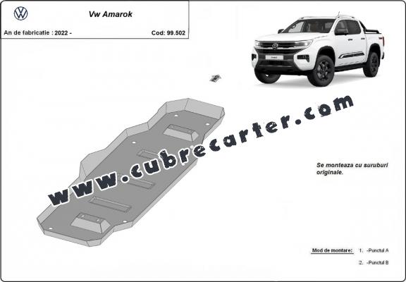 Protección del depósito de combustible Volkswagen Amarok (MB3G9A147CF; 2643728)