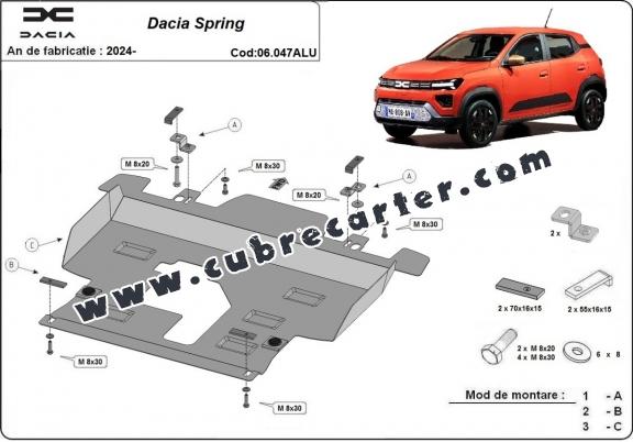 Cubre carter Aluminio Dacia Spring