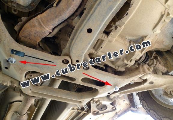 Cubre carter metalico Nissan X-Trail T30