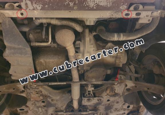 Cubre carter metalico Opel Corsa D